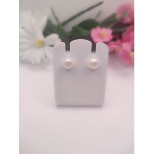 White Freshwater Pearl Stud Earrings